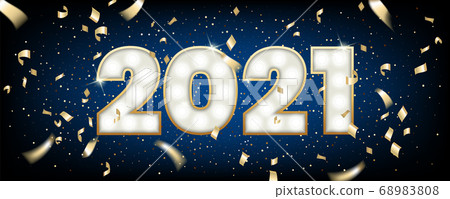 Merry Christmas and Happy New Year greeting card Merry Christmas and Happy New Year greeting card 68983808