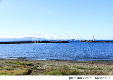 東京灣度假區觀音崎在橋水海灘的夏天 68984106