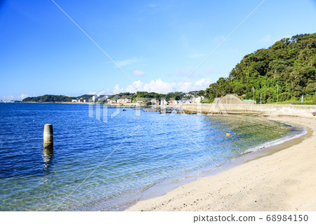 東京灣度假區觀音崎在橋水海灘的夏天 東京灣度假區觀音崎在橋水海灘的夏天 68984150