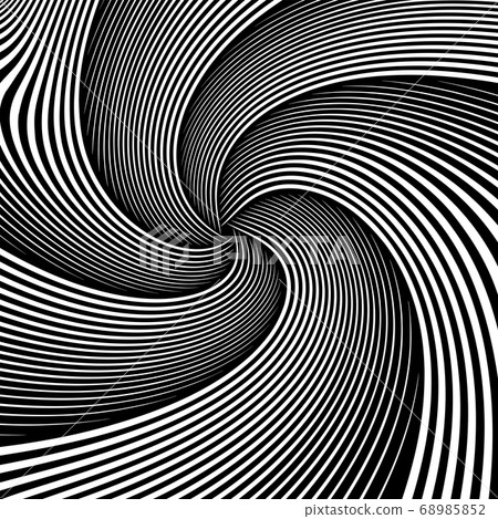 Abstract swirl vortex rotation movement. 68985852
