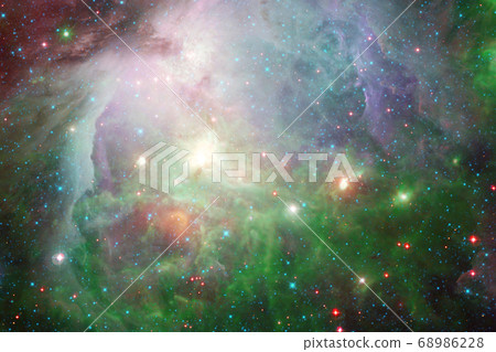 Deep space. Elements of this image furnished by NASA 68986228