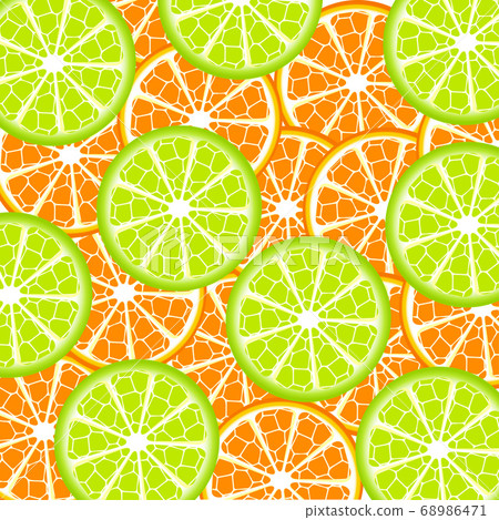 orange and lime background - Stock Illustration [68986471] - PIXTA