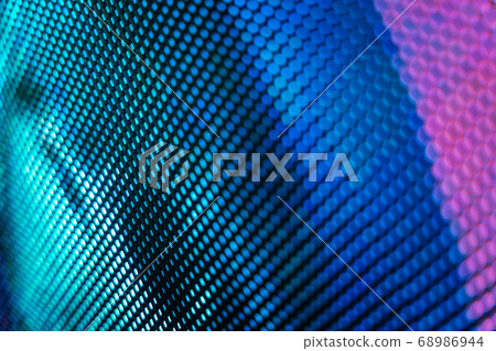 CloseUp LED blurred screen. LED soft focus CloseUp LED blurred screen. LED soft focus 68986944