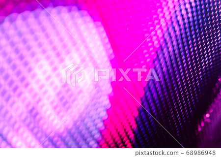 CloseUp LED blurred screen. LED soft focus 68986948
