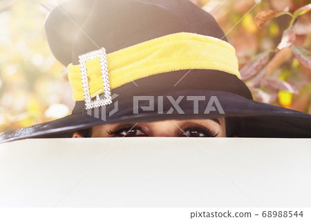 Woman in a witch costume Woman in a witch costume 68988544