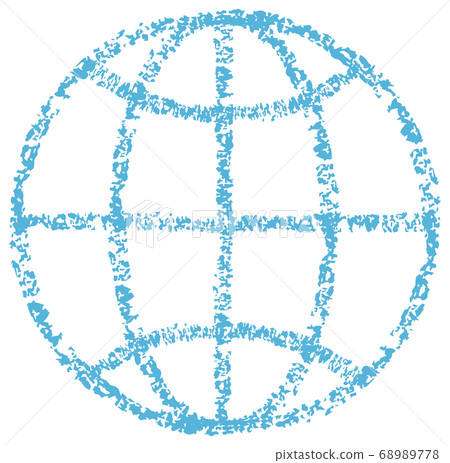 Internet Vector Blue Vector icon of internet drawn with light blue... - Stock Illustration ...