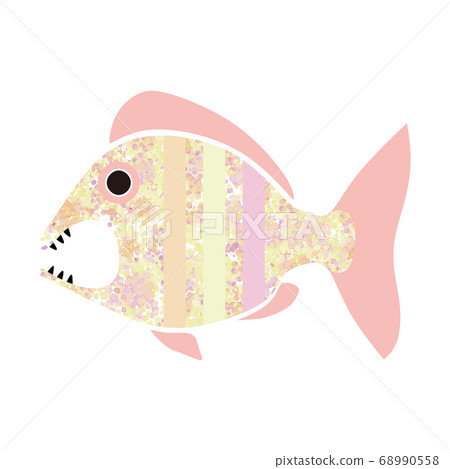 Sea bream fish illustration watercolor Sea bream fish illustration watercolor 68990558