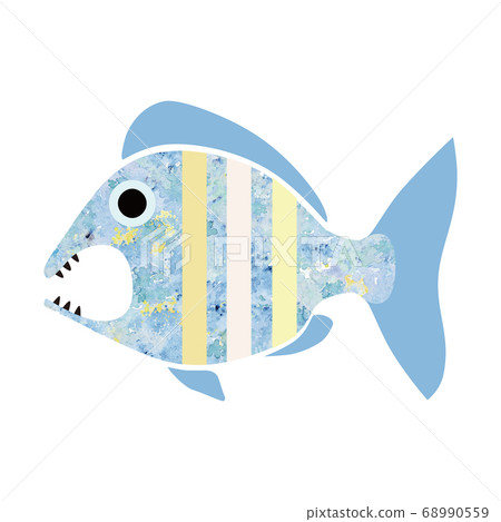 Sea bream fish illustration watercolor Sea bream fish illustration watercolor 68990559