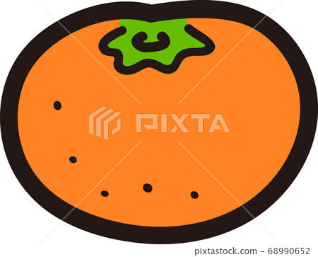 Mandarin orange illustration material 68990652