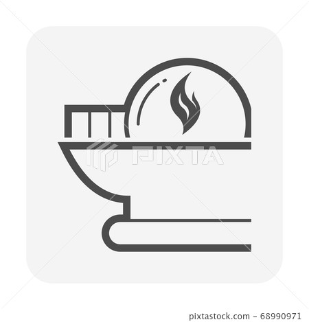 liquefied natural gas or LNG gas and gas tank on liquefied natural gas or LNG gas and gas tank on 68990971