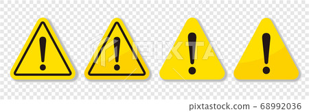 warning, attention, notice 68992036