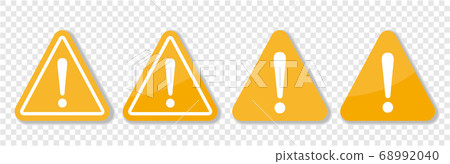 警告 謹慎 通知 68992040