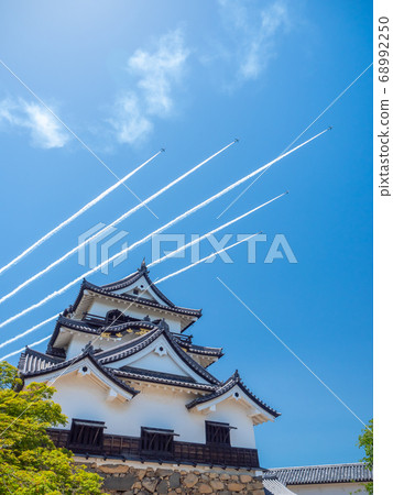 6月滋賀彥根彥根城樓和Blue Impulse展覽飛行 68992250