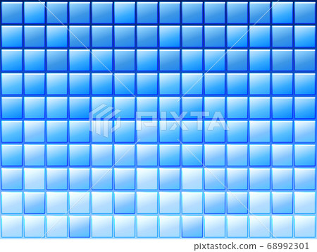 Blue gradient tiles - Stock Illustration [68992301] - PIXTA