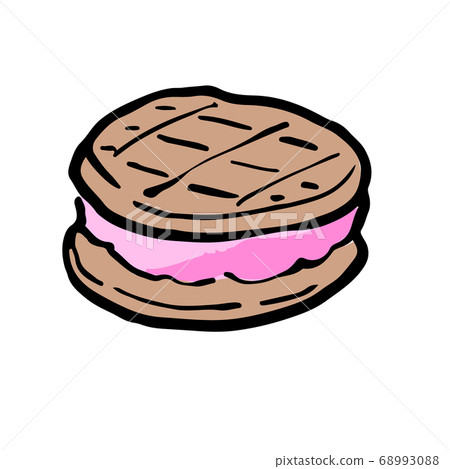 Illustration of colorful ice cream Illustration of colorful ice cream 68993088