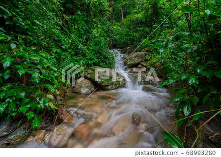 PiTuGro waterfall is often called the Heart shaped waterfalls Umphang, Thailand. PiTuGro waterfall is often called the Heart shaped waterfalls Umphang, Thailand. 68993280