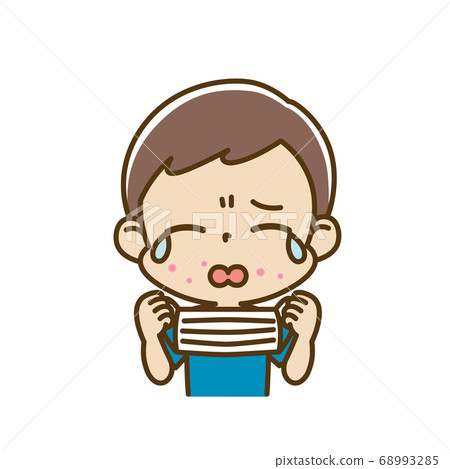 Boy with rough mask Boy with rough mask 68993285