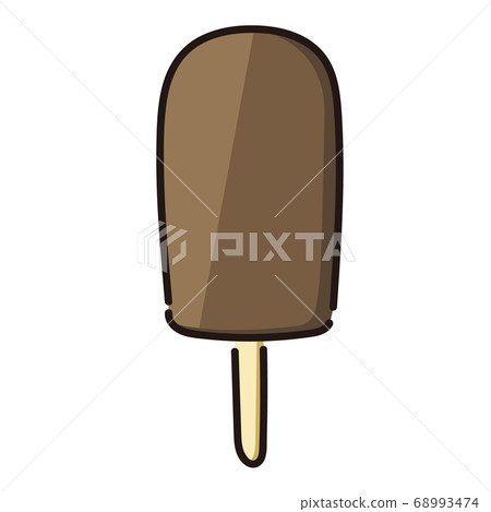 Ice bar illustration chocolate - Stock Illustration [68993474] - PIXTA