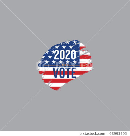 2020 United Stated of America Presidential Election Vote Logo Design  68993593