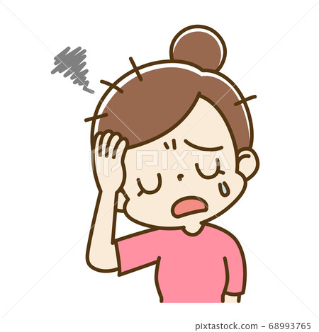 Tired young woman mom Tired young woman mom 68993765