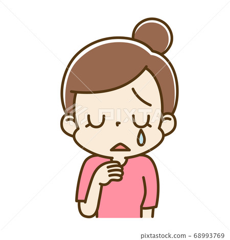 Sad young woman mom 68993769