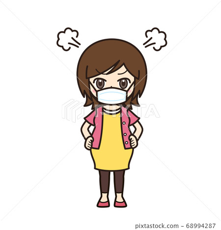 女人/母親/孕婦憤怒面具 女人/母親/孕婦憤怒面具 68994287