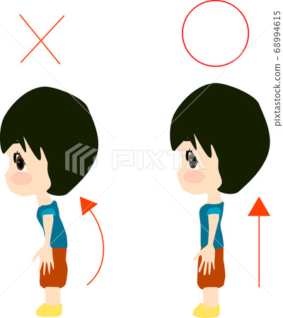 Correct and crooked girl Correct and crooked girl 68994615