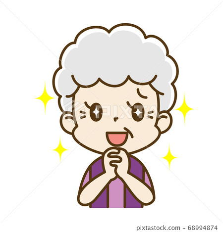 Inspiring elderly woman grandma 68994874