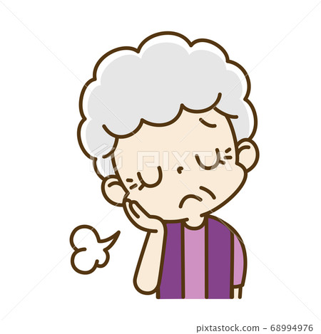 老女人奶奶嘆了口氣 68994976