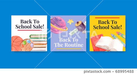 Back to school and education concept with Back to school and education concept with 68995488