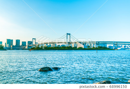 Tokyo Bay at dusk 68996150