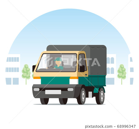 Courier light trucks, trucks, hooded trucks, and cargo collection services 68996347