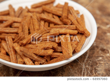Rusks in a plate on the table Rusks in a plate on the table 68997060