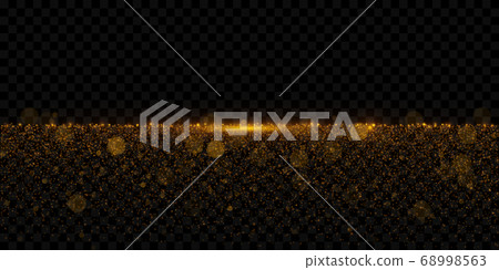 gold, particles, vector - Stock Illustration [68998563] - PIXTA
