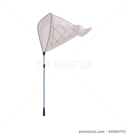 Fishing Net, Outdoor Activity Equipment Cartoon Vector Illustration 68999745