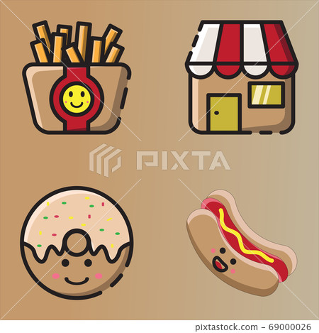 fast food graphic vector illustration, great for restaurants, eating places, etc. fast food graphic vector illustration, great for restaurants, eating places, etc. 69000026