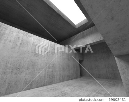 Abstract empty dark interior background, 3d render 69002481