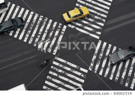 urban city aerial view in ginza, tokyo, Japan 69002554