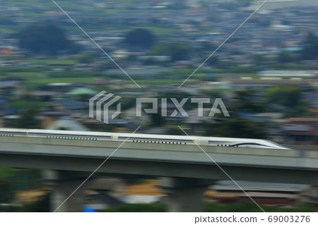 Linear Chuo Shinkansen L0 improved test car Linear Chuo Shinkansen L0 improved test car 69003276
