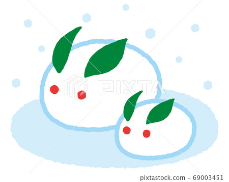 A snow rabbit 69003451