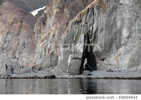Shore of the sea Okhotsk, Magadan, Siberia, 69004683