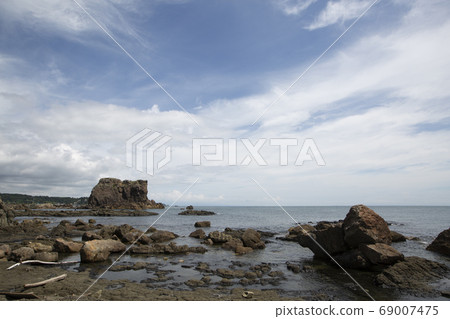 《Aga Prefecture/Oga City》Around Godzilla Rock 69007475