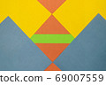 Grey, Purple, Orange and Blue coloured paper 69007559