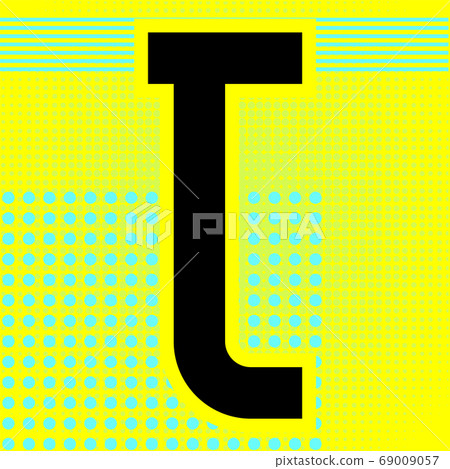Modern font. Trendy alphabet, black vector letter Modern font. Trendy alphabet, black vector letter 69009057
