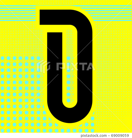 Modern font. Trendy alphabet, black vector letter Modern font. Trendy alphabet, black vector letter 69009059