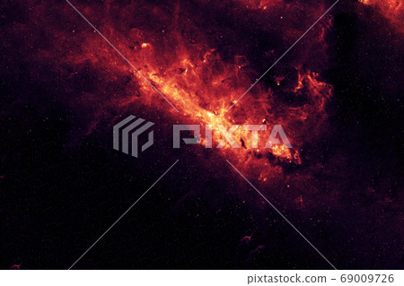 Red space nebula. Elements of this image were furnished by NASA. Red space nebula. Elements of this image were furnished by NASA. 69009726