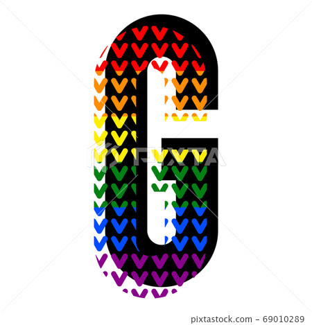 Creative bright font, alphabet in style of pop Creative bright font, alphabet in style of pop 69010289