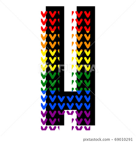 Creative bright font, alphabet in style of pop Creative bright font, alphabet in style of pop 69010291