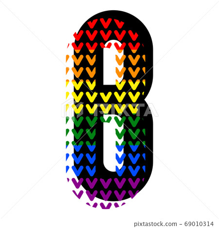 Creative bright font, alphabet in style of pop Creative bright font, alphabet in style of pop 69010314