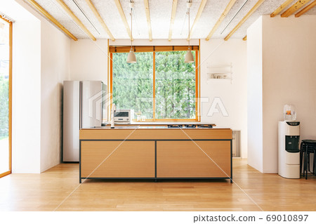 Wood grain island kitchen Wood grain island kitchen 69010897